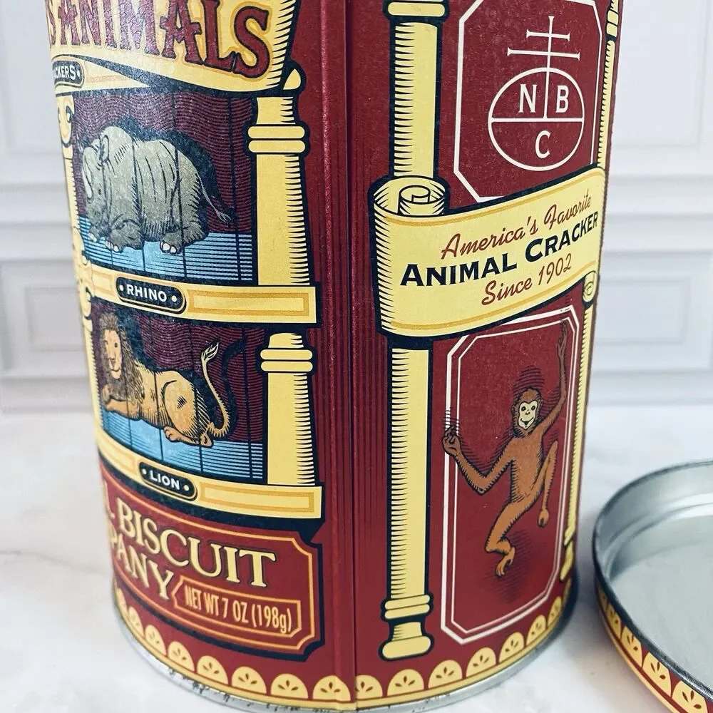 Vintage Barnum’s Animal Crackers National Biscuit Co. Tin 2002